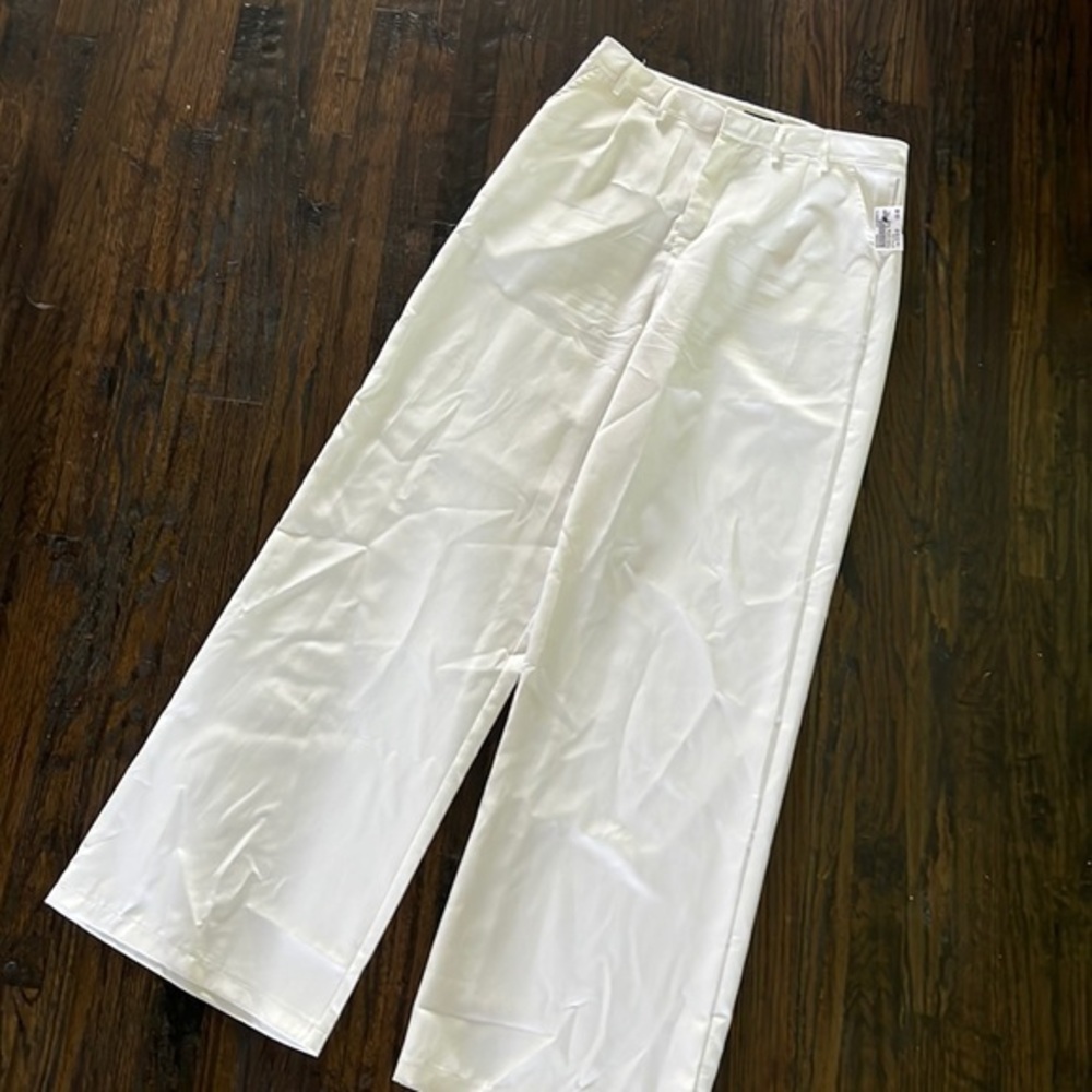 Wide Leg WHITE DRESS Pants size 12